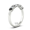 Load image into Gallery viewer, 9-stone-emerald-cut-black-diamond-wedding-band-in-white-gold-fdwb8008emblackangle2-1.00ct-nl-wg-hw.jpg?v=1774247355