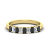 Load image into Gallery viewer, 9-stone-emerald-cut-black-diamond-wedding-band-in-yellow-gold-fdwb8008emblacksleep-1.00ct-nl-yg.jpg?v=1774247355