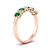 Load image into Gallery viewer, 9-stone-emerald-cut-emerald-wedding-band-in-rose-gold-fdwb8008emgemgrangle2-1.00ct-nl-rg.jpg?v=1774247355