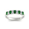 Load image into Gallery viewer, 9-stone-emerald-cut-emerald-wedding-band-in-white-gold-fdwb8008emgemgrangle5-1.00ct-nl-wg.jpg?v=1774247355