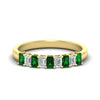Load image into Gallery viewer, 9-stone-emerald-cut-emerald-wedding-band-in-yellow-gold-fdwb8008emgemgrsleep-1.00ct-nl-yg.jpg?v=1774247355