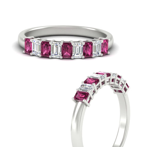 9-stone-emerald-cut-pink-sapphire-wedding-band-in-white-gold-fdwb8008emgsadrpiangle3-1.00ct-nl-wg.jpg?v=1774247355