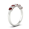 Load image into Gallery viewer, 9-stone-emerald-cut-ruby-wedding-band-in-white-gold-fdwb8008emgrudrangle2-1.00ct-nl-wg.jpg?v=1774247355