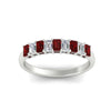Load image into Gallery viewer, 9-stone-emerald-cut-ruby-wedding-band-in-white-gold-fdwb8008emgrudrangle5-1.00ct-nl-wg.jpg?v=1774247355