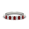 Load image into Gallery viewer, 9-stone-emerald-cut-ruby-wedding-band-in-white-gold-fdwb8008emgrudrsleep-1.00ct-nl-wg.jpg?v=1774247355