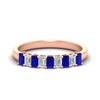Load image into Gallery viewer, 9-stone-emerald-cut-sapphire-wedding-band-in-rose-gold-fdwb8008emgsablsleep-1.00ct-nl-rg.jpg?v=1774247355