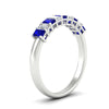 Load image into Gallery viewer, 9-stone-emerald-cut-sapphire-wedding-band-in-white-gold-fdwb8008emgsablangle2-1.00ct-nl-wg.jpg?v=1774247355