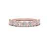 Load image into Gallery viewer, 9-stone-hexagon-stacking-diamond-ring-in-rose-gold-FD10968BANGLE3-NL-RG.jpg