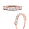 Load image into Gallery viewer, 9-stone-hexagon-stacking-diamond-ring-in-rose-gold-FD10968BANGLE3-NL-RG.jpg