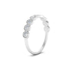 Load image into Gallery viewer, 9-stone-hexagon-stacking-diamond-ring-in-white-gold-FD10968BANGLE3-NL-WG.jpg