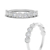 Load image into Gallery viewer, 9-stone-hexagon-stacking-diamond-ring-in-white-gold-FD10968BANGLE3-NL-WG.jpg