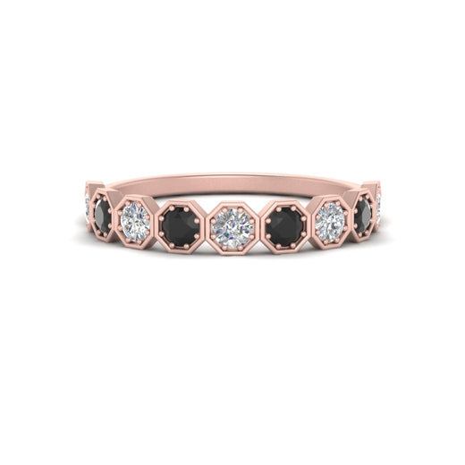 9-stone-hexagon-stacking-diamond-ring-with-black-diamond-in-rose-gold-FD10968BGBLACKANGLE3-NL-RG.jpg