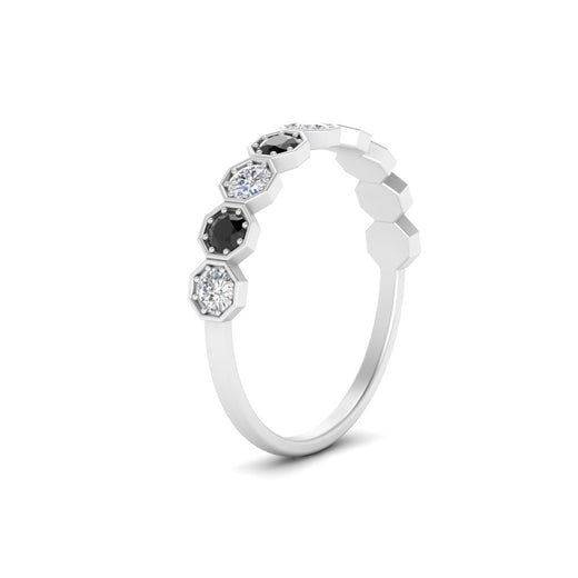 9-stone-hexagon-stacking-diamond-ring-with-black-diamond-in-white-gold-FD10968BGBLACKANGLE3-NL-WG.jpg