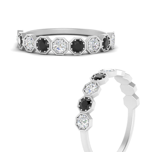 9-stone-hexagon-stacking-diamond-ring-with-black-diamond-in-white-gold-FD10968BGBLACKANGLE3-NL-WG.jpg