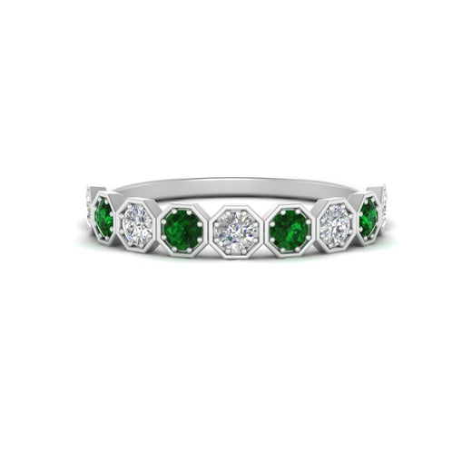 9-stone-hexagon-stacking-diamond-ring-with-emerald-in-white-gold-FD10968BGEMGRANGLE3-NL-WG.jpg