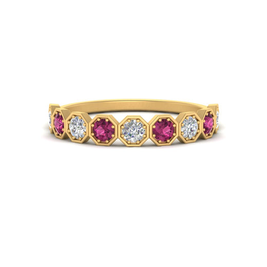 9-stone-hexagon-stacking-diamond-ring-with-pink-sapphire-in-yellow-gold-FD10968BGSADRPIANGLE3-NL-YG.jpg