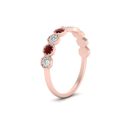 9-stone-hexagon-stacking-diamond-ring-with-ruby-in-rose-gold-FD10968BGRUDRANGLE3-NL-RG.jpg