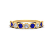 9-stone-hexagon-stacking-diamond-ring-with-sapphire-in-yellow-gold-FD10968BGSABLANGLE3-NL-YG.jpg
