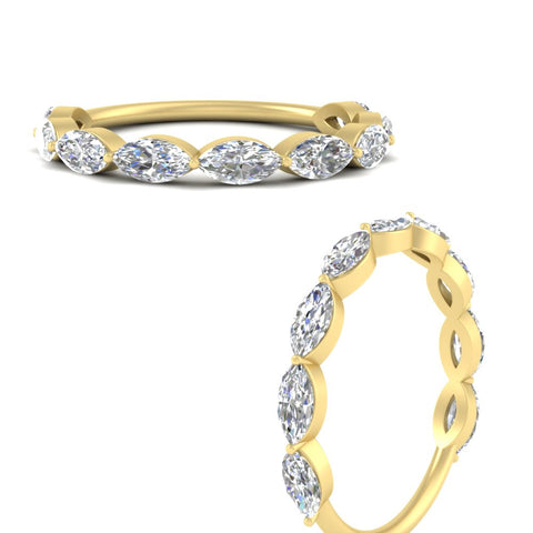 9-stone-marquise-horizontal-diamond-wedding-band-2-carat-in-yellow-gold-FD8398MQBANGLE3-2.00CT-NL-YG