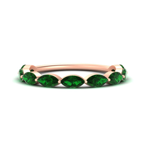 9-stone-marquise-horizontal-emerald-wedding-band-2-carat-in-rose-gold-FD8398MQBGEMGER-2.00CT-NL-RG