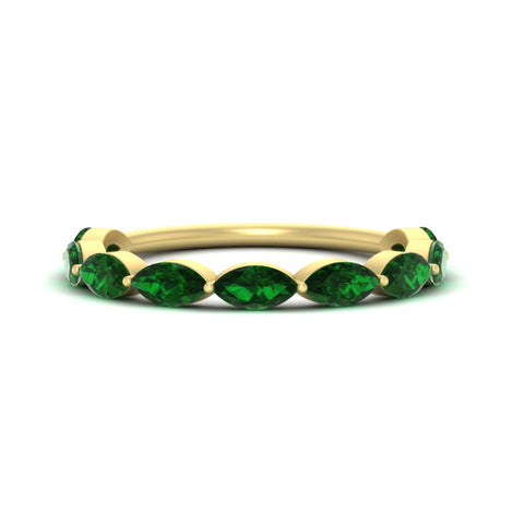 9-stone-marquise-horizontal-emerald-wedding-band-2-carat-in-yellow-gold-FD8398MQBGEMGR-2.00CT-NL-YG