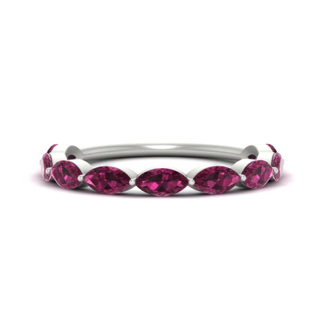 9-stone-marquise-horizontal-pink-sapphire-wedding-band-2-carat-in-white-gold-FD8398MQBGSADRPI-2.00CT-NL-WG