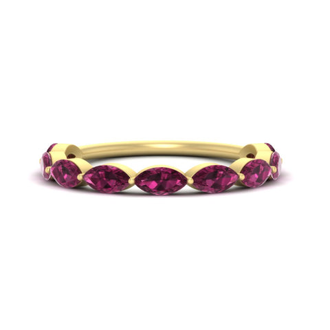 9-stone-marquise-horizontal-pink-sapphire-wedding-band-2-carat-in-yellow-gold-FD8398MQBGSADRPI-2.00CT-NL-YG