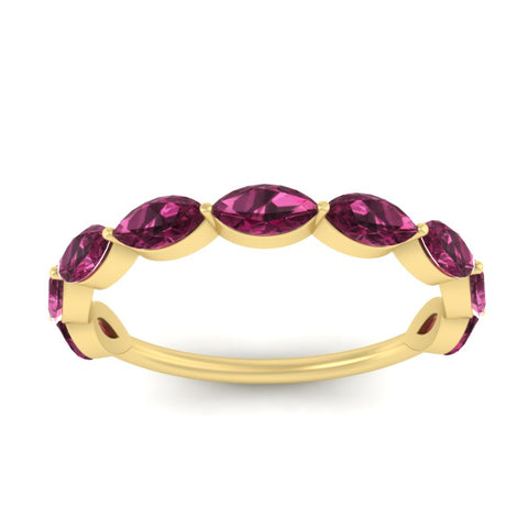 9-stone-marquise-horizontal-pink-sapphire-wedding-band-2-carat-in-yellow-gold-FD8398MQBGSADRPIANGLE5-2.00CT-NL-YG