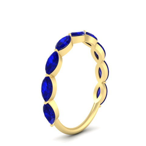 9-stone-marquise-horizontal-sapphire-wedding-band-2-carat-in-yellow-gold-FD8398MQBGSABLANGLE2-2.00CT-NL-YG