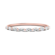 9 Stone Marquise Thin Stacking Band