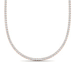 Load image into Gallery viewer, 9.50-carat-tennis-diamond-necklace-in-FDNK11334-(0.06CT)ANGLE1-NL-RG