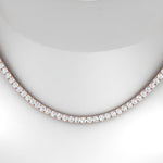 Load image into Gallery viewer, 9.50-carat-tennis-diamond-necklace-in-FDNK11334-(0.06CT)ANGLE1-NL-RG