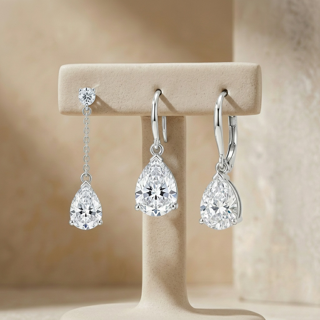 What Are Teardrop Diamond Earrings?