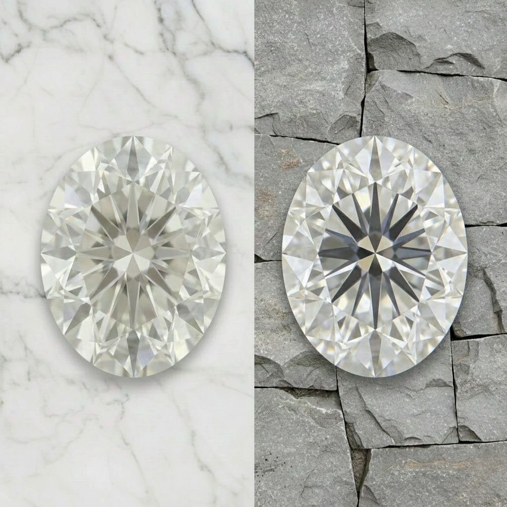 What Is the Bow-Tie Effect in Oval Diamonds?