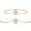Load image into Gallery viewer, Alphabet disc diamond bracelet