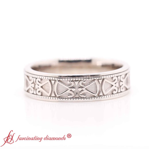 Antique Design Wedding Band