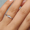 Load image into Gallery viewer, Asymmetric_Promise_Ring_With_Black_Diamond_In_White_Gold-FD8354