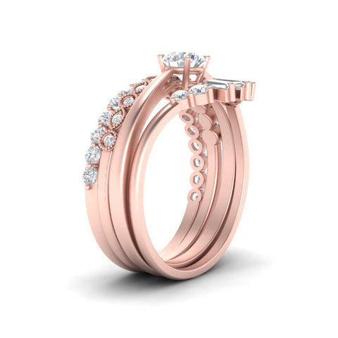 Baguette-Crown-multi-band-with-solitaire-ring-in-FD10159-NL-RG