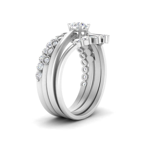 Baguette-Crown-multi-band-with-solitaire-ring-in-FD10159-NL-WG