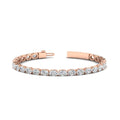 Thumbnail 2 - basket-tennis-bracelet-14-carat-oval-shaped-in-rose-gold-fdbrc10444angle2-14.00ct-nl-rg
