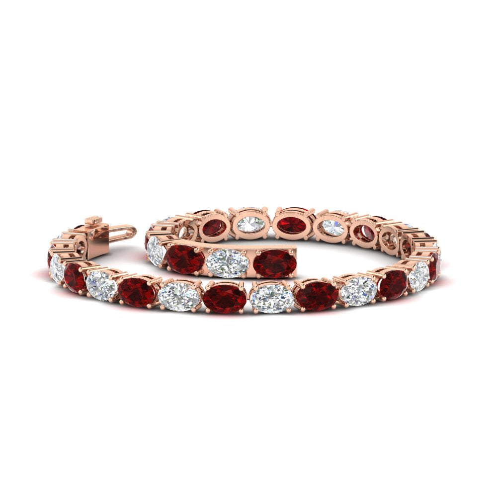 basket-tennis-bracelet-14-carat-oval-shaped-in-rose-gold-fdbrc10444grudrangle2-14.00ct-nl-rg