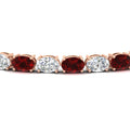 Thumbnail 29 - basket-tennis-bracelet-14-carat-oval-shaped-in-rose-gold-fdbrc10444grudrangle2-14.00ct-nl-rg