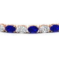 Thumbnail 9 - basket-tennis-bracelet-14-carat-oval-shaped-in-rose-gold-fdbrc10444gsablangle2-14.00ct-nl-rg