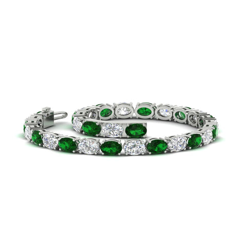 basket-tennis-bracelet-14-carat-oval-shaped-in-white-gold-fdbrc10444gemgrangle2-14.00ct-nl-wg
