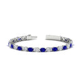 Thumbnail 37 - basket-tennis-bracelet-14-carat-oval-shaped-in-white-gold-fdbrc10444gsablangle2-14.00ct-nl-wg