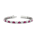 Thumbnail 42 - basket-tennis-bracelet-14-carat-oval-shaped-in-white-gold-fdbrc10444gsadrpiangle2-14.00ct-nl-wg