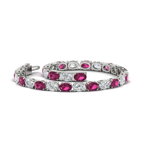 basket-tennis-bracelet-14-carat-oval-shaped-in-white-gold-fdbrc10444gsadrpiangle2-14.00ct-nl-wg