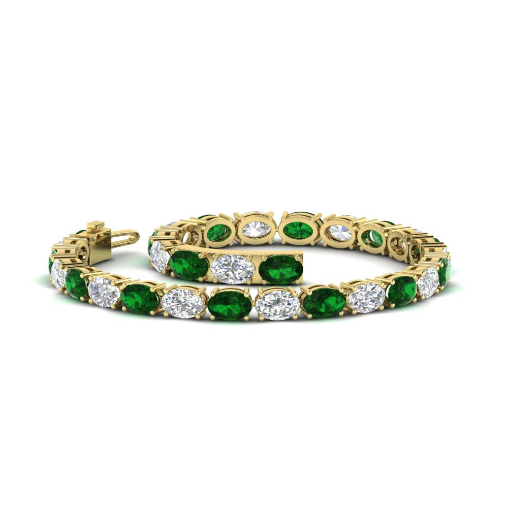 basket-tennis-bracelet-14-carat-oval-shaped-in-yellow-gold-fdbrc10444gemgrangle2-14.00ct-nl-yg