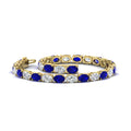 Thumbnail 68 - basket-tennis-bracelet-14-carat-oval-shaped-in-yellow-gold-fdbrc10444gsablangle2-14.00ct-nl-yg
