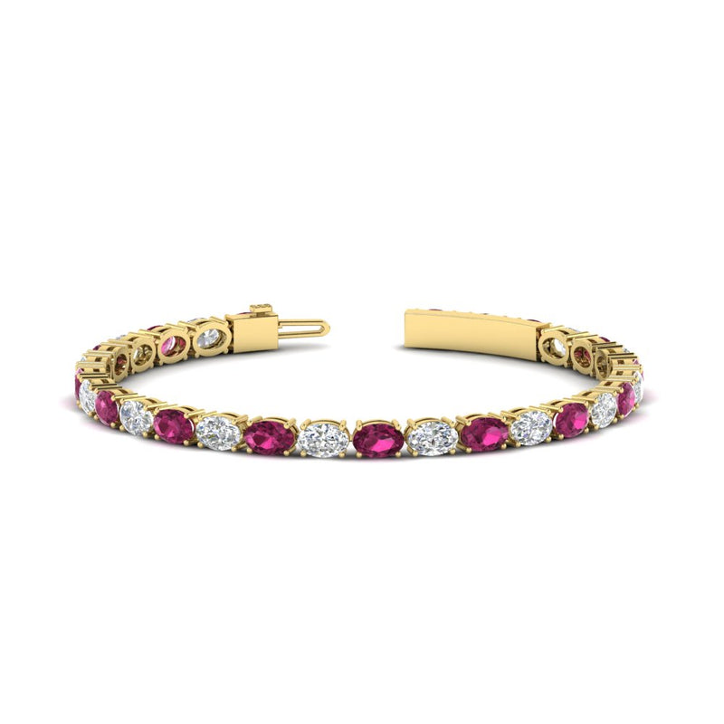 basket-tennis-bracelet-14-carat-oval-shaped-in-yellow-gold-fdbrc10444gsadrpiangle2-14.00ct-nl-yg
